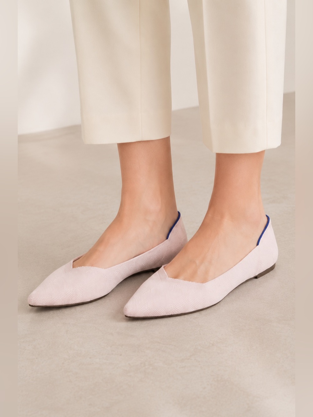 Rothy’s - The Point Metallic Multicolor Shimmer Flats - Size 11